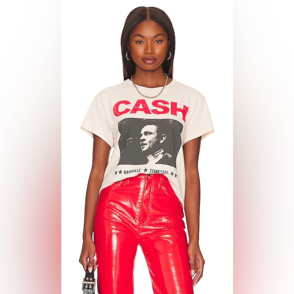 Johnny Cash Nashville TN Tour Graphic Tee by Daydreamer